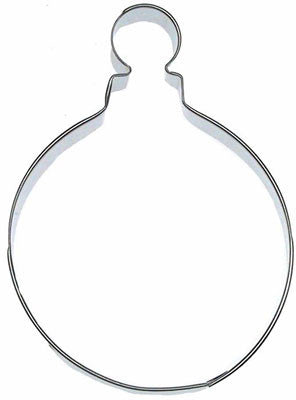 Large Round Christmas Tree Ornament Cookie Cutter