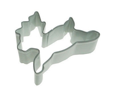 Leaping Reindeer 8cm White Cookie Cutter