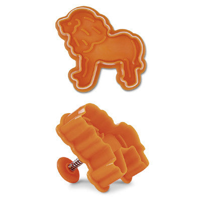 Lion Plastic Embossed Cookie Cutter