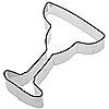 Margarita Cocktail Glass Cookie Cutter