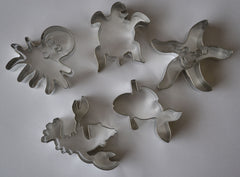 Marine Creatures Set of 5 Cookie Cutters