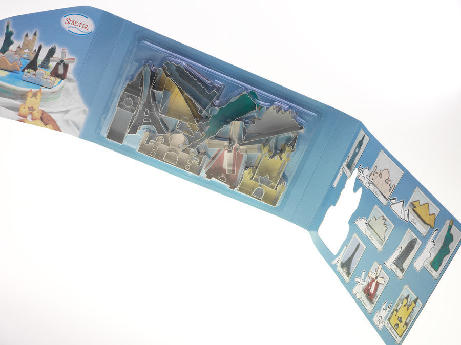 Monuments of the World Set of 9 Cookie Cutters