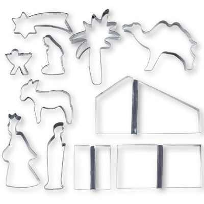 Nativity Scene Set of 11 Cookie Cutters