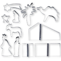 Nativity Scene Set of 11 Cookie Cutters