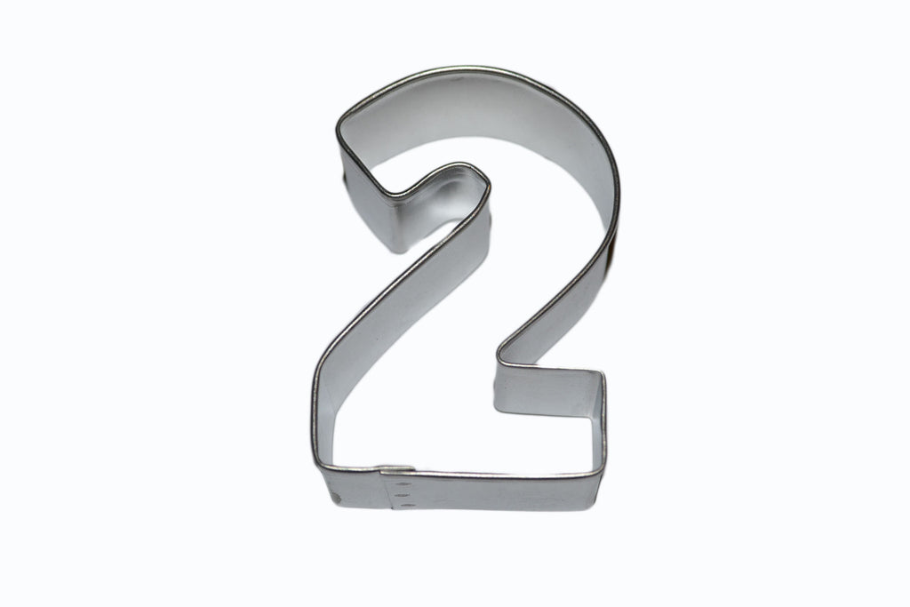 Number 2 Tin Plate Cookie Cutter