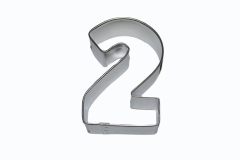 Number 2 Tin Plate Cookie Cutter