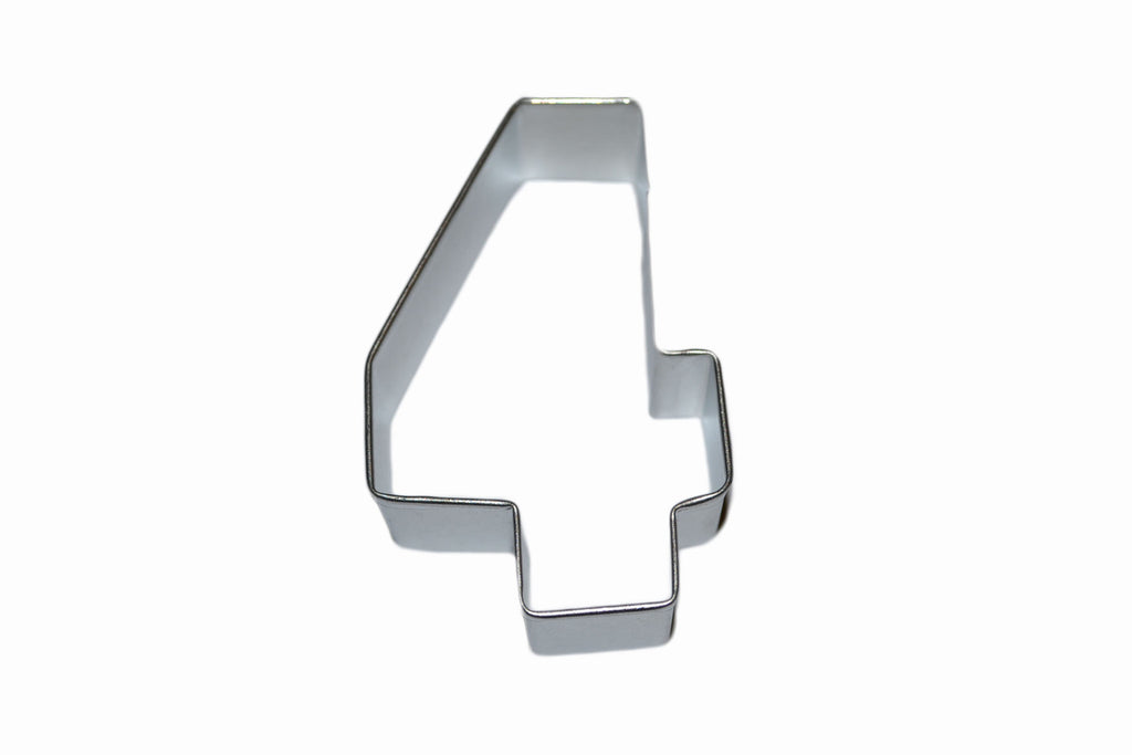 Number 4 Tin Plate Cookie Cutter