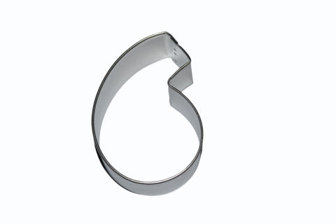 Number 6 Tin Plate Cookie Cutter