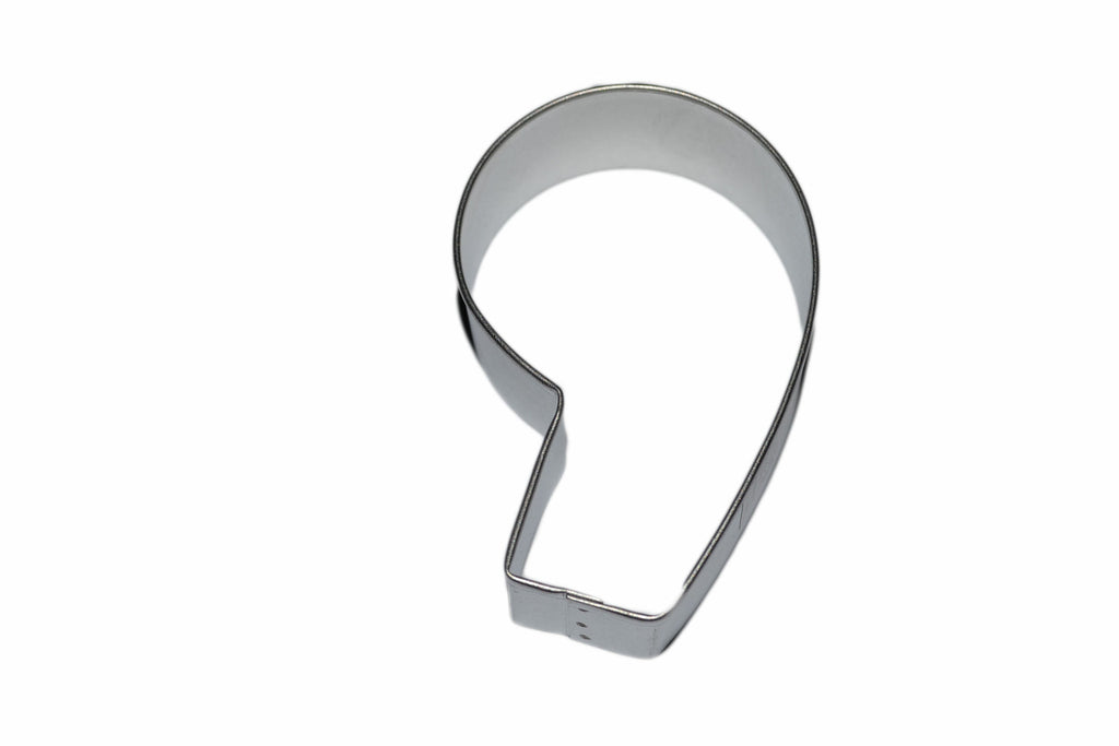 Number 9 Tin Plate Cookie Cutter