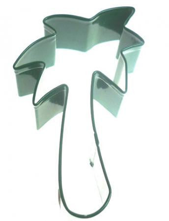 Palm Tree Green Coloured Tin Plate Cookie Cutter