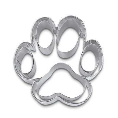 Paw Print with Embossed Detail Cookie Cutter