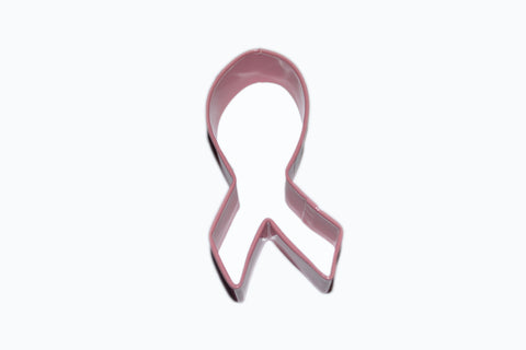Pink Ribbon Pink Coloured Tin Plate Cookie Cutter
