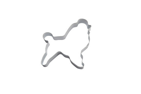 Poodle Dog White Cookie Cutter