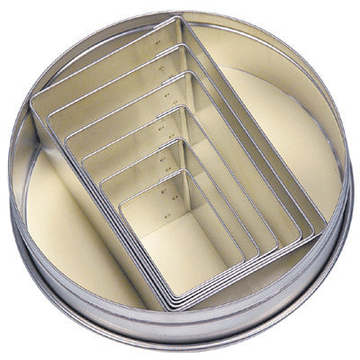 Rectangle Set of 6 Cookie Cutters