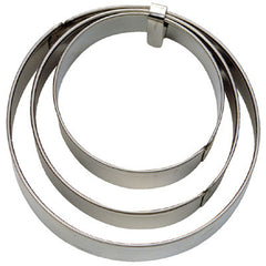 Round Circles Set of 3 Cookie Cutters