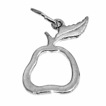 Apple Outline Charm