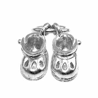 Baby's Booties Charm