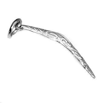 Boomerang Patterned Charm