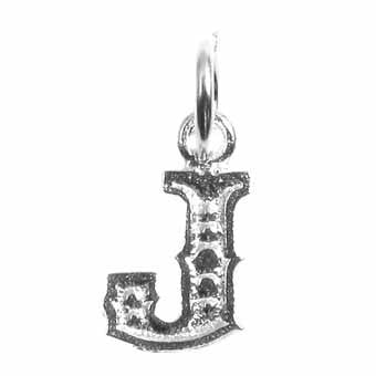 Initial "J" Charm