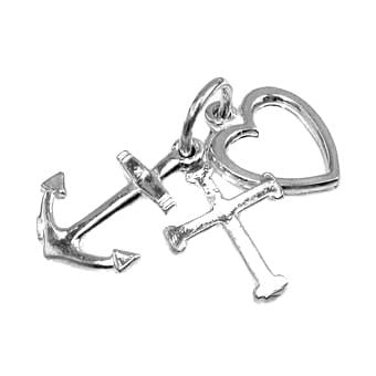 Faith Hope & Charity, Large Charm