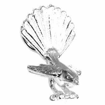 Fantail Siver Charm