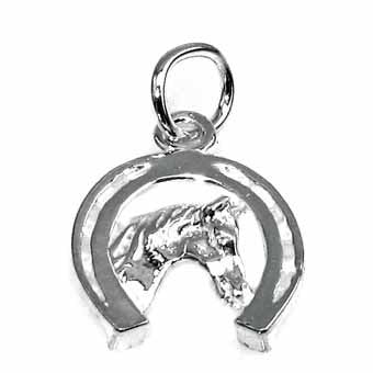 Horsehead in Shoe Charm