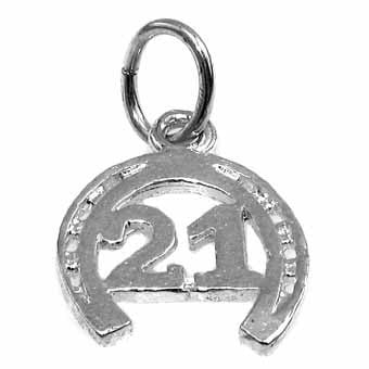 Horseshoe 21 Charm
