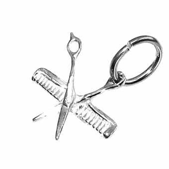 Scissor & Comb Charm