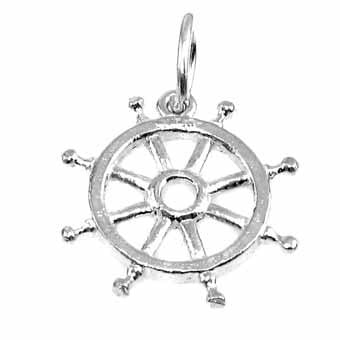 Ships Wheel, Large Charm