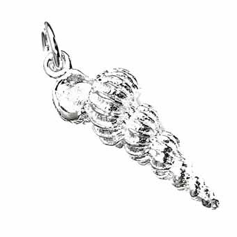 Shell, Long Cone Charm