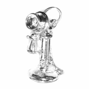 Telephone, Antique Large Charm