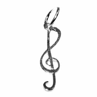 Treble Clef Music Note Charm