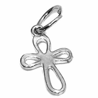 Cross, Open Small Charm