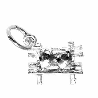 Hearts on a Bench Charm