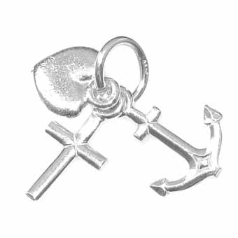 Faith Hope & Charity Charm