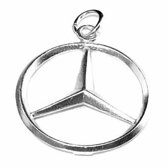 Mercedes Emblem, Large Charm