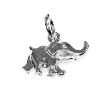 Elephant, Flat Charm Charm
