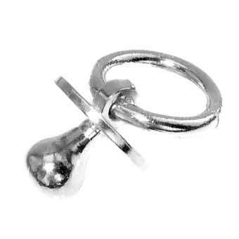Baby's Dummy & Ring Charm