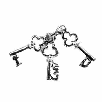 I Love You Keys Charm