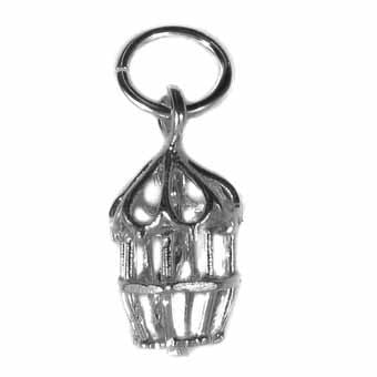 Bird in a Cage Charm