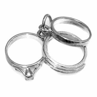 Rings, Set of 3 Charm