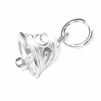 Bell, Engraved Charm