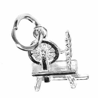 Spinning Wheel Charm