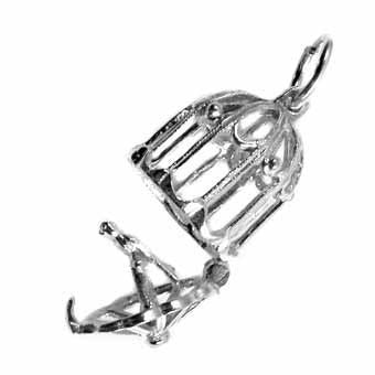Bird Caged Charm