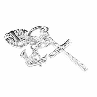 Faith, Hope & Charity Charm