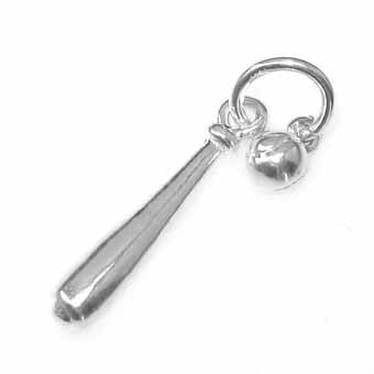 Baseball & Bat Charm