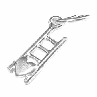 Heart on a Ladder Charm