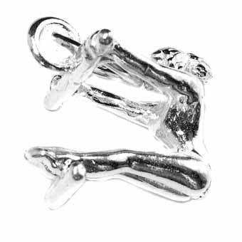 Gymnast on Rings Charm