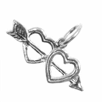 Heart & Arrow Charm
