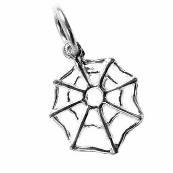 Spider Web Charm